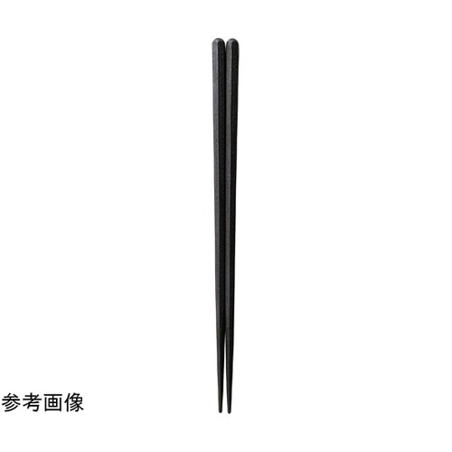 SPS 19.5cm 新六角木目箸 黒O