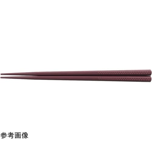 PBT22.5cm チェック六角箸 エン