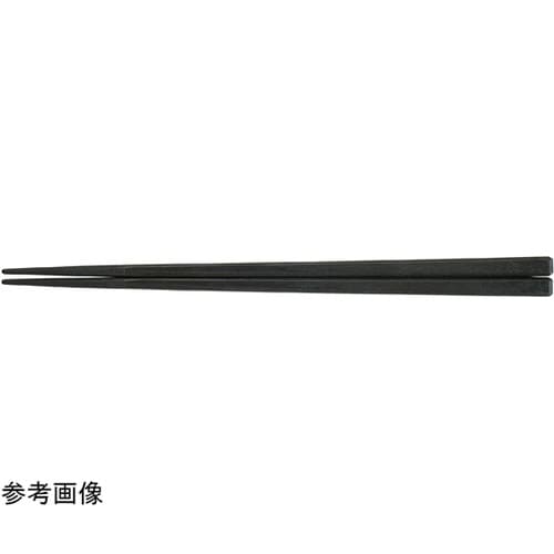 PBT21cm 面取角箸 黒OM 900