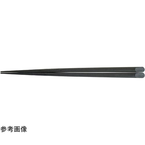 PBT20.5cm 天削先角箸 黒OM
