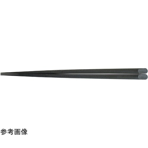 PBT22.5cm 天削先角箸 黒OM