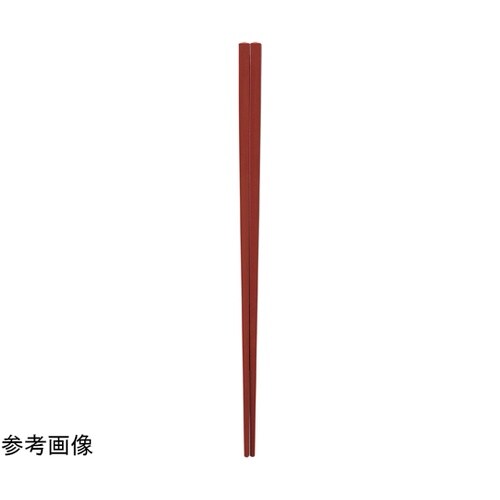 PA 25cm 中華箸 朱OM 9003