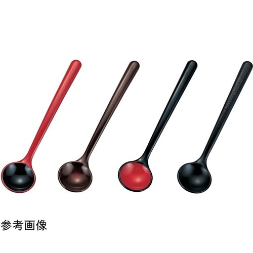 ピーナッツスプーン(小)黒内朱塗 481