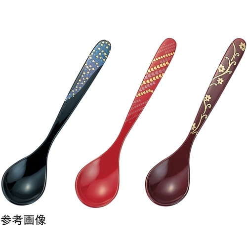 やすらぎスプーン 溜塗 金唐草 9002