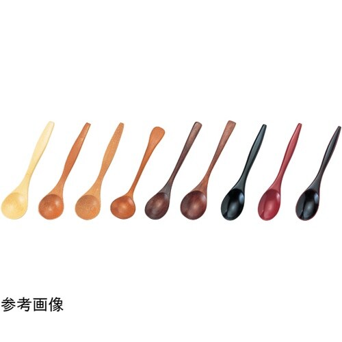 木製鶴首スプーン ふき漆 4813034