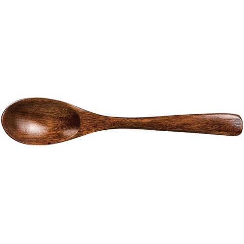 木製 茶碗蒸しスプーンふき漆 81258