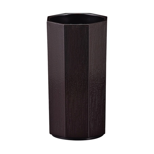 八角木目箸立(小 φ65)新溜 8125