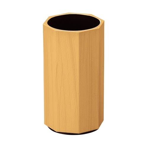 八角木目箸立(小 φ65)白木刷毛目 8