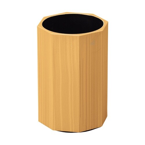 八角木目箸立(大 φ83)白木刷毛目 8