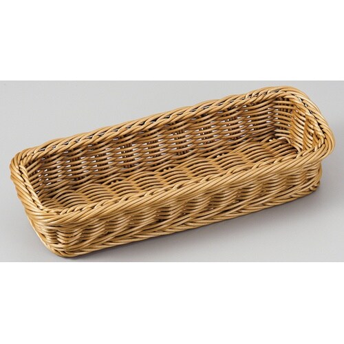 270mm PP長角カトラリー ブラウン