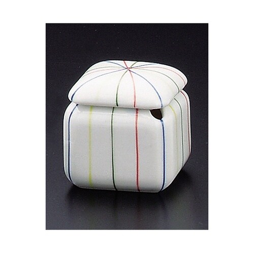 陶)七味入れ三色十草 80501720