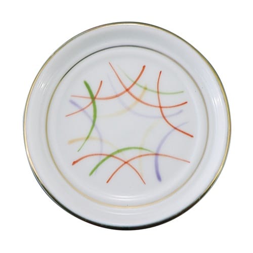 陶)丸醤油差受皿 彩露草 5127258