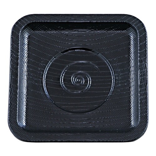 隅丸ミニケヤキ茶托 黒 45151690