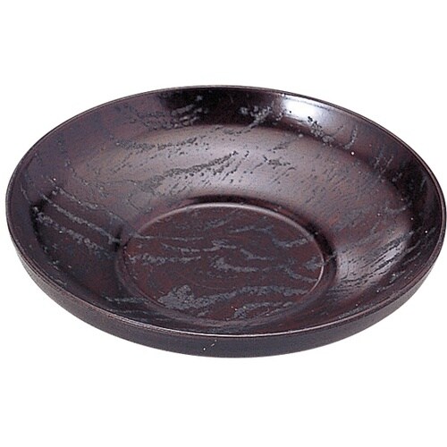 2.8寸 ダルマ茶托漆刻木目 75000