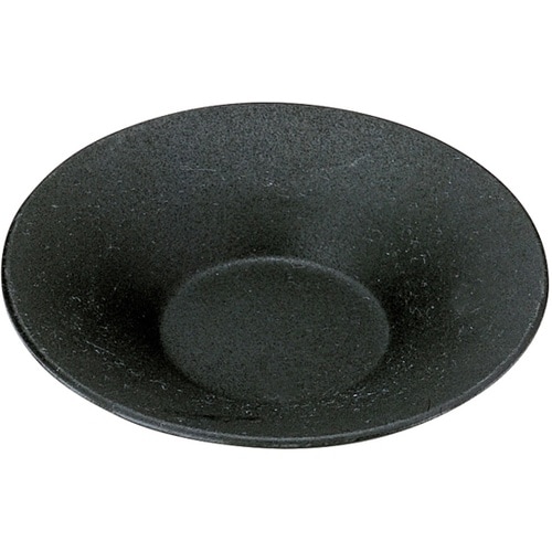 3.6寸 朝顔茶托 黒干漆 750001