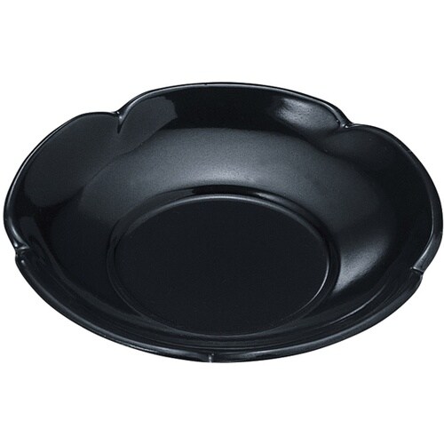 3.6寸 梅無地茶托 黒 9004296