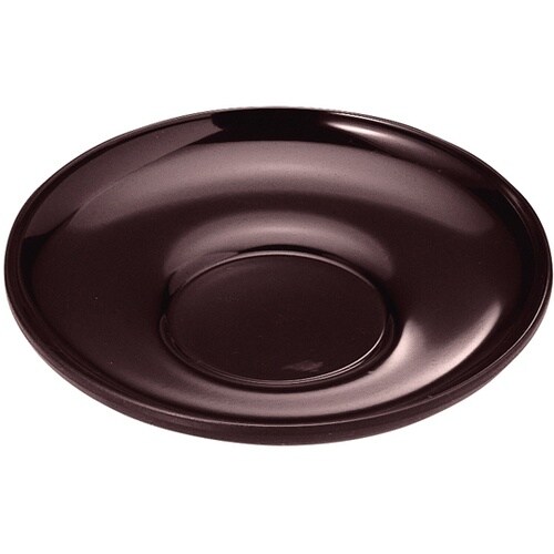 4.2寸 だるま茶托 溜(全面塗) 75