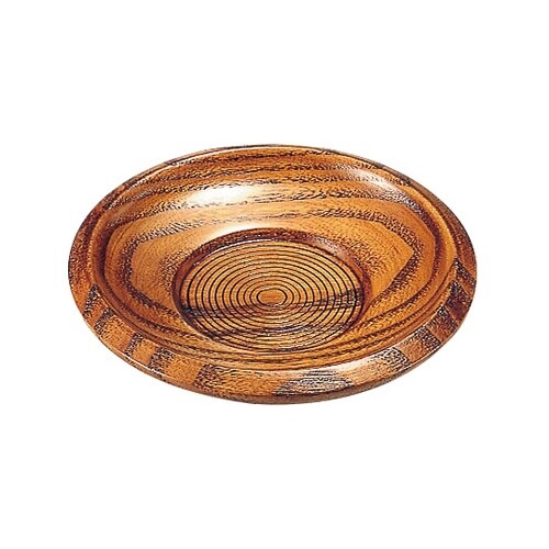 木製4寸 茜茶托 ふき漆塗 821545