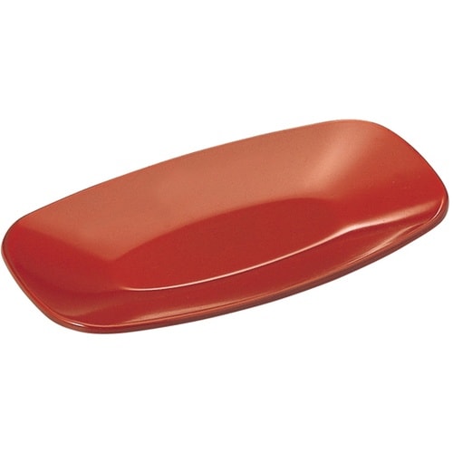 会席おしぼり受 柿朱全面塗 503035