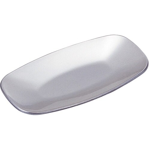 会席おしぼり受 シルバー塗り 75004