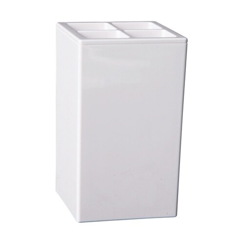 はぶらし立て(角)ホワイトOM 8101