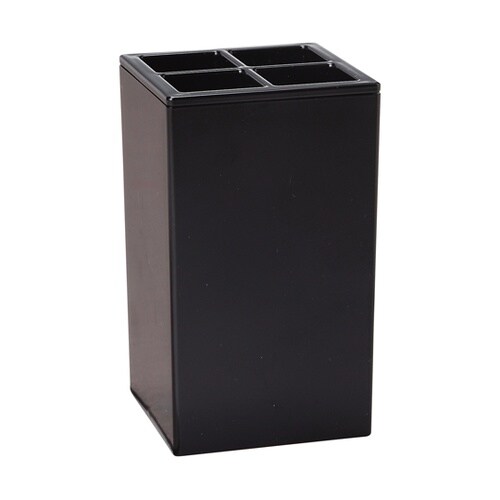 はぶらし立て(角)ブラックOM 8101