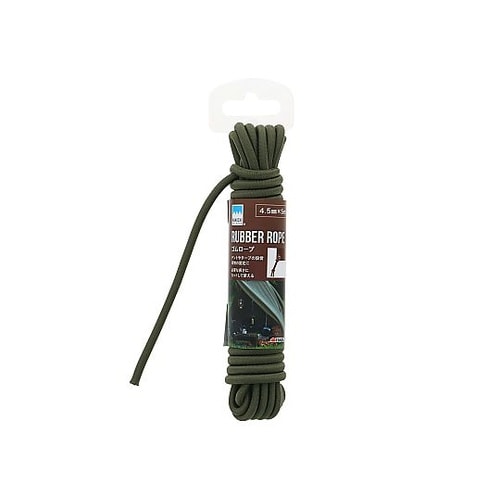 ゴムロープ ODグリーン 4.5mm×5