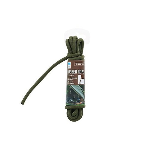 ゴムロープ ODグリーン 6.0mm×3