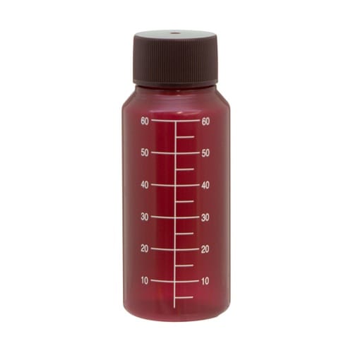 NK茶投薬瓶 60mL 白色目盛 ノーマ