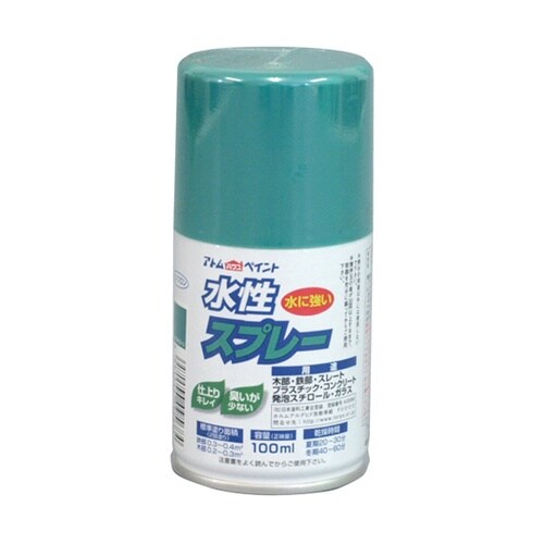 水性スプレー 100mL エメラルドグリ