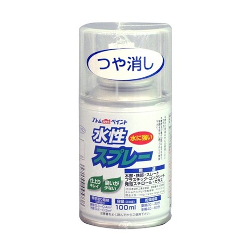 水性スプレー 100mL つや消しネオク