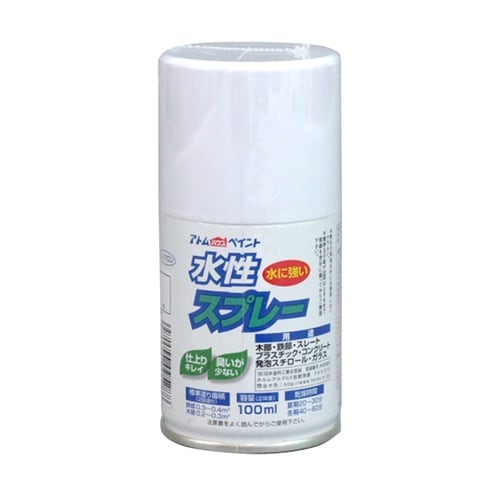 水性スプレー 100mL ホワイト
