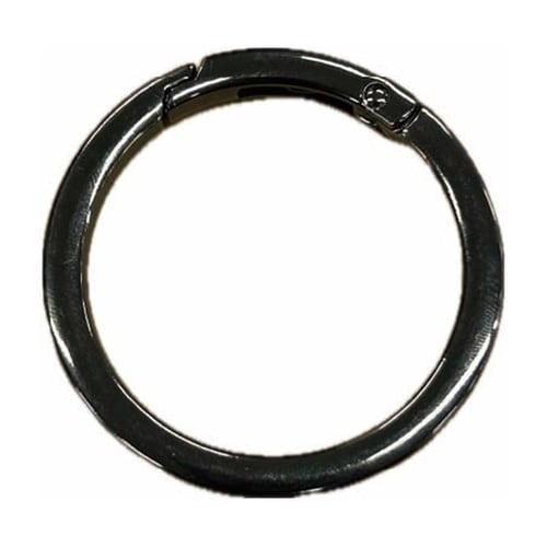 丸型カラビナ ガンメタ 48mm BK−