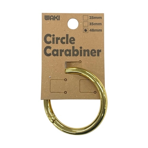 丸型カラビナ 48mm ゴールド WMK