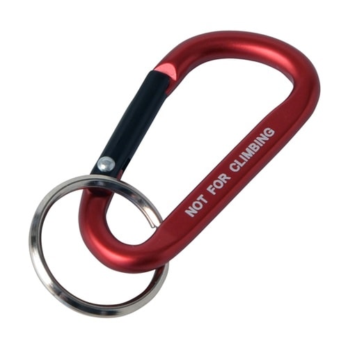 アルミカラビナ 5×50mm レッド X