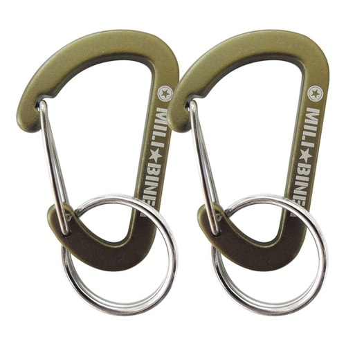 MB ミリタリーカラビナ 4mm カーキ