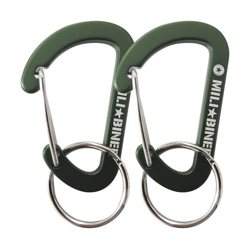 MB ミリタリーカラビナ 4mm 緑 M