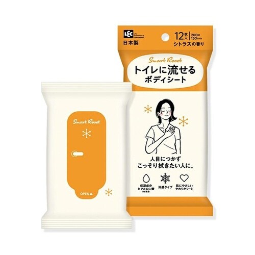 SRT 女性用 流せるボディシート シト