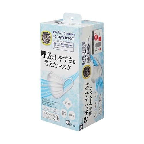 呼吸のしやすさを考えたマスク WH 1個