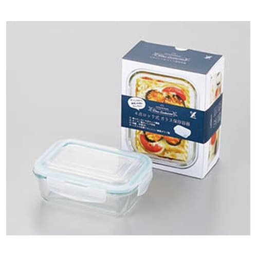 グラスコンテナ4点ロック式640ml S