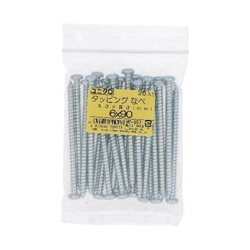 ユニクロタッピング ナベ 6X90 25