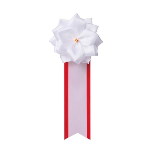 記章 HK−01W バラ 小 白 140