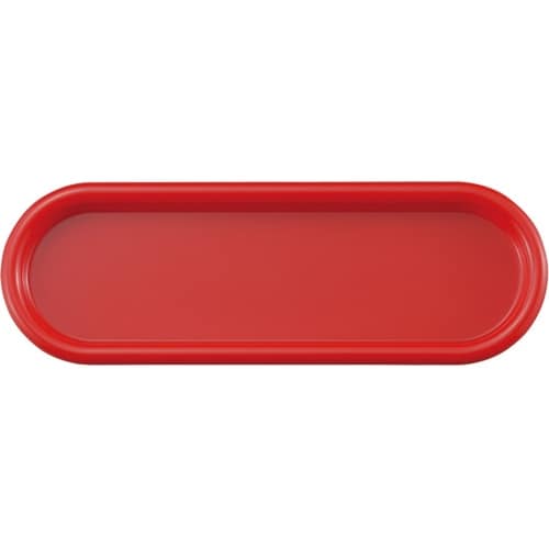 きのこシリーズ オーバルトレー レッド