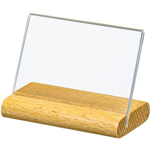 木製L型カード立て 65×H40mm L