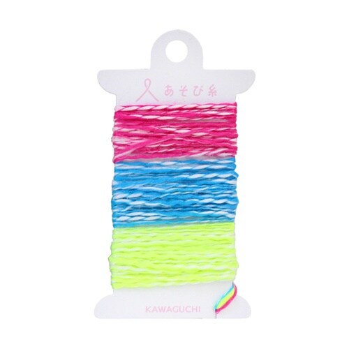 あそび糸 蛍光マーブル 15−444