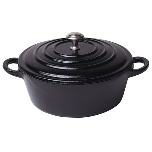 健康料理鍋 丸型 ブラック 78263