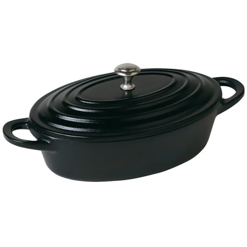 健康料理鍋 オーバル ブラック 7833