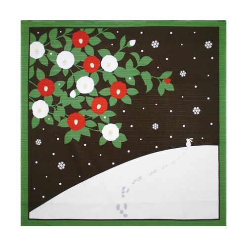 花景色 小風呂敷 冬 88082