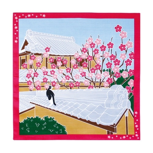 たまのお散歩 小風呂敷 梅 88586