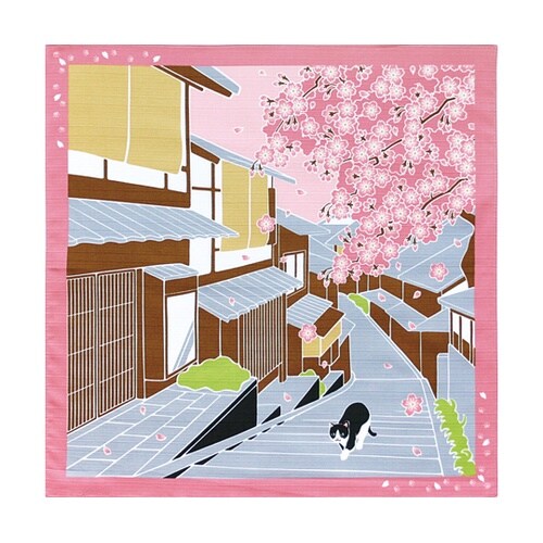 たまのお散歩 小風呂敷 桜 88588